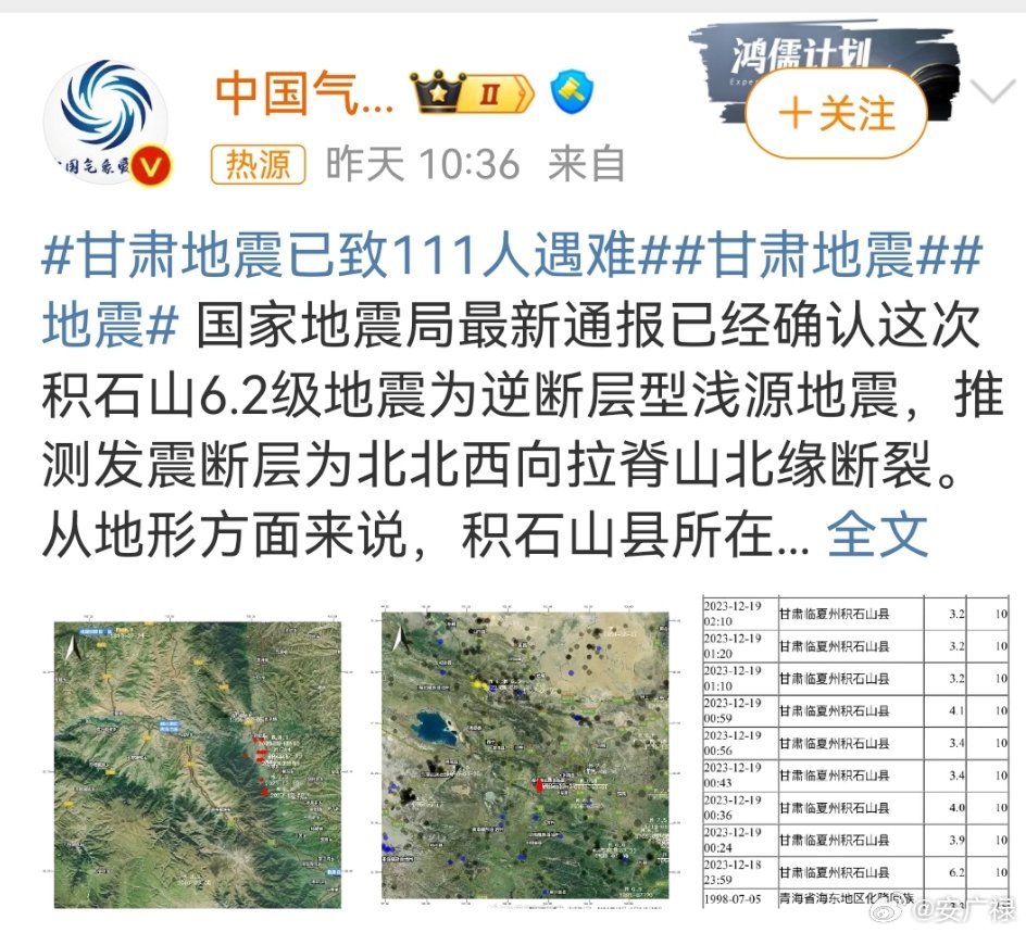 甘肅省地震最新動態(tài)及其影響分析